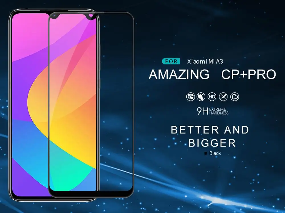 Nillkin CP + Pro 2.5D полное покрытие из закаленного стекла пленка для Xiaomi Mi A3 CC9e
