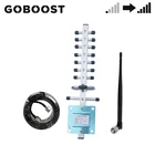 Комплект аксессуаров GOBOOST 2g 3g 4g наружная антенна Yagi комнатная штыревая антенна с коаксиальным кабелем 10 м для повторитель сигнала для сотового телефона