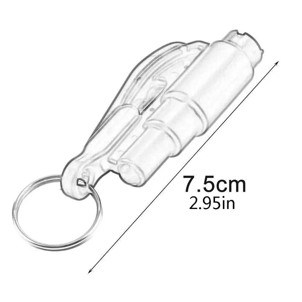 

Mini Light Emergency Rescue Tool For Mini Car Auto Security Break Hammer Window With Key Chain Safety Belt Knife