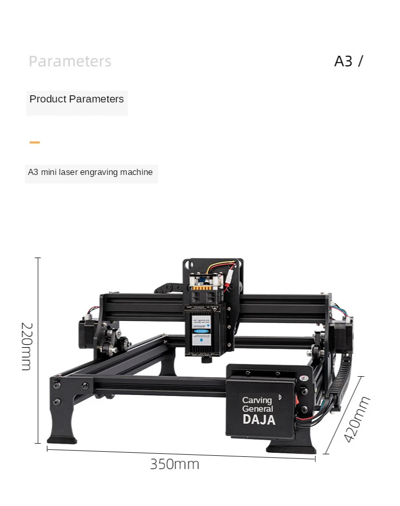 Лазерный гравировальный станок с ЧПУ 3000/5500/7000 МВт DIY автоматический для лазерной