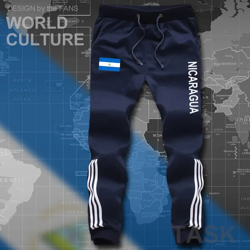 

Plus M-8XL Nicaragua Mens Shorts Beach New men's Board Shorts Flag Workout Zipper Pocket Sweat 2021 Country NIC Nicaraguans