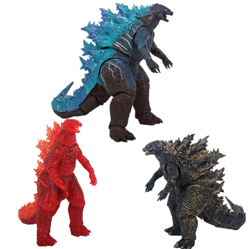 

2019 Movie Version Of Godzilla Vs King Kong Movable Model Hand-Made Model NECA Movie SHM Monster Nuclear Jet Model Toy Gift