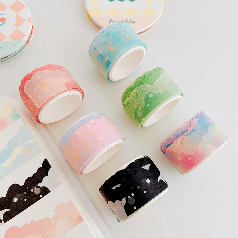 Милые облако звезды Ландшафтные васи ленты украшения Скрапбукинг DIY дневник