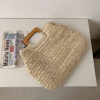 summer handmade straw large capacity womens handbags 2021 fashion design weave travel beach bag casual female big basket tote