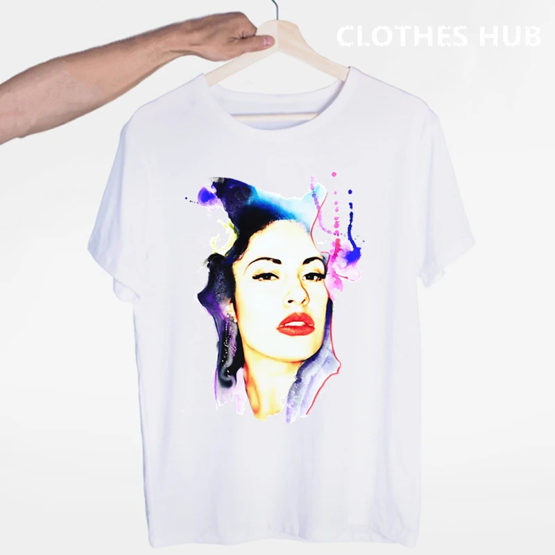 Selena quintanilla футболки модные мужские и женские Топы футболка с коротким рукавом унисекс футболка
