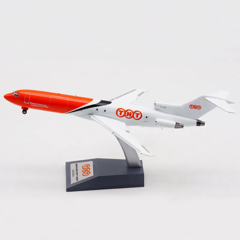 

1:200 Scale TNT Express Airways B727-200 Airlines Model with Base Alloy Aircraft For Collectible Souvenir Show Gift Toys