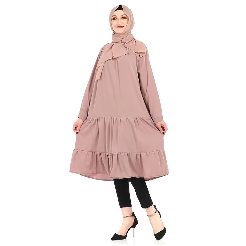 Женское платье с оборками женское в мусульманском стиле | Тематическая одежда и