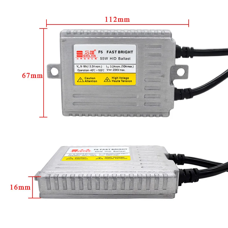 HIDLT 1 шт. 55 Вт F5 переменный ток HID ксеноновый балласт быстрый запуск цифровой
