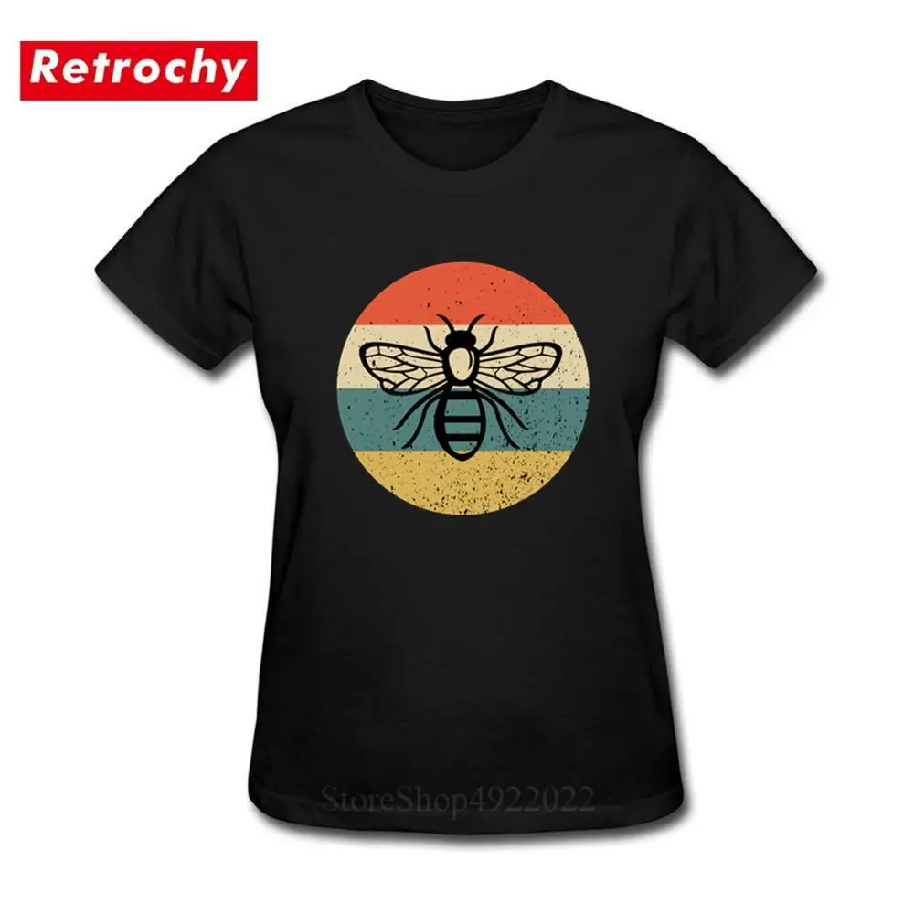 Женская футболка с вырезом лодочкой Save The Bees мягкая из мягкого хлопка графическим