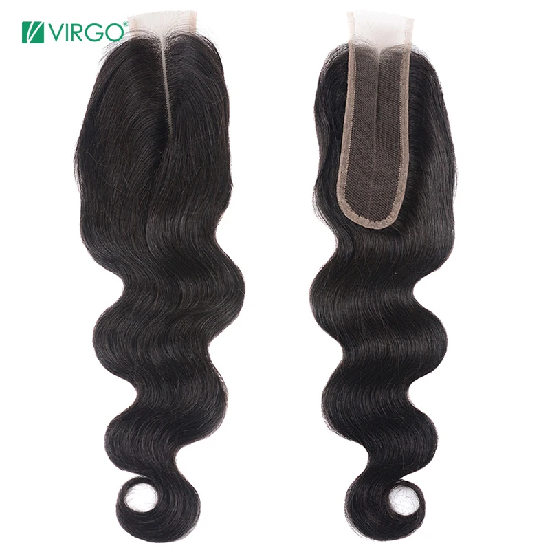 Virgo 2x6 объемные волнистые волосы на шнуровке человеческие Remy натуральный цвет для