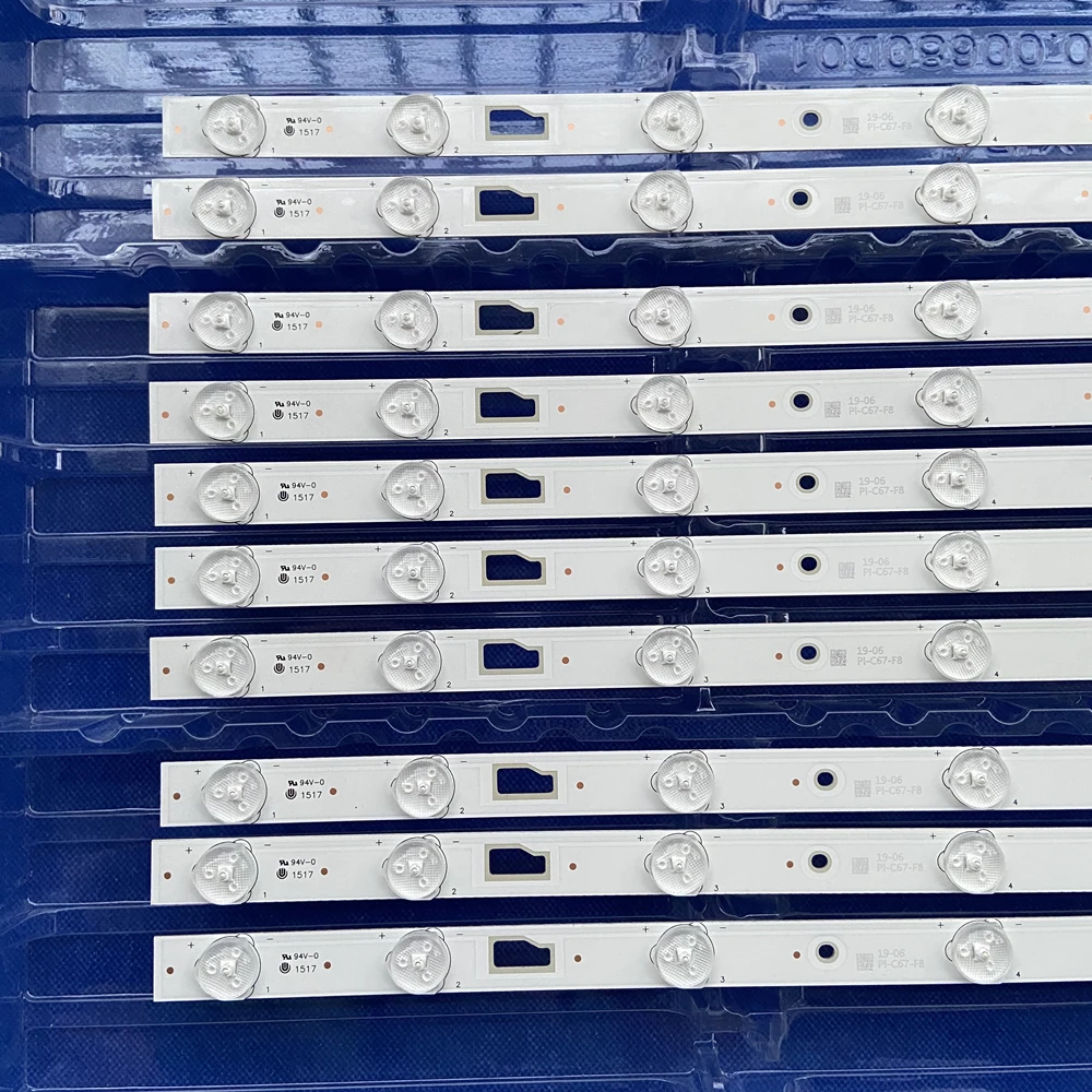 10 шт./лот 580 мм 9 светодиодных ламп светодиодная лента для подсветки D32TS7202 bar light