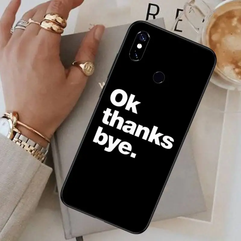

All panic No disco English Quotes Phone Case For Xiaomi Redmi note 7 8 9 pro 8T 9S Mi Note 10 Lite pro