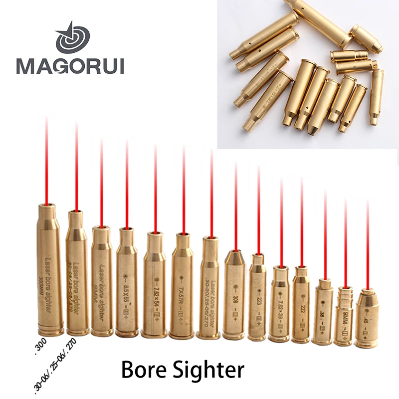 MAGORUI Красная точка лазерный латунный прицел Cal картридж для охоты|Оптические