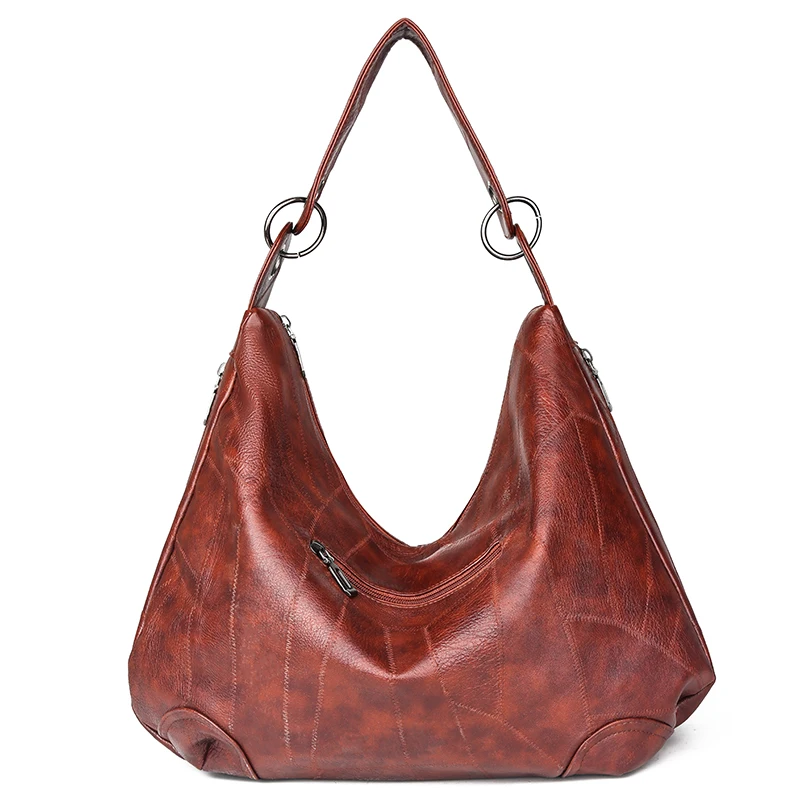 Сумка через плечо женская из мягкой кожи повседневная в стиле ретро 2020 | Багаж и