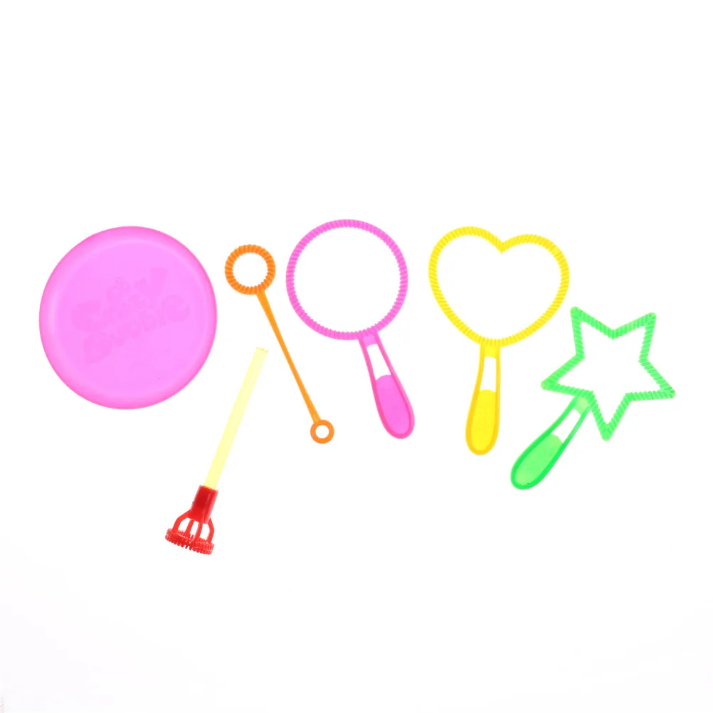 

6 Pcs Kids Summer Blowing Bubble Toys Bubble Sticks Set For Children Outdoor Toy With Friends And Family