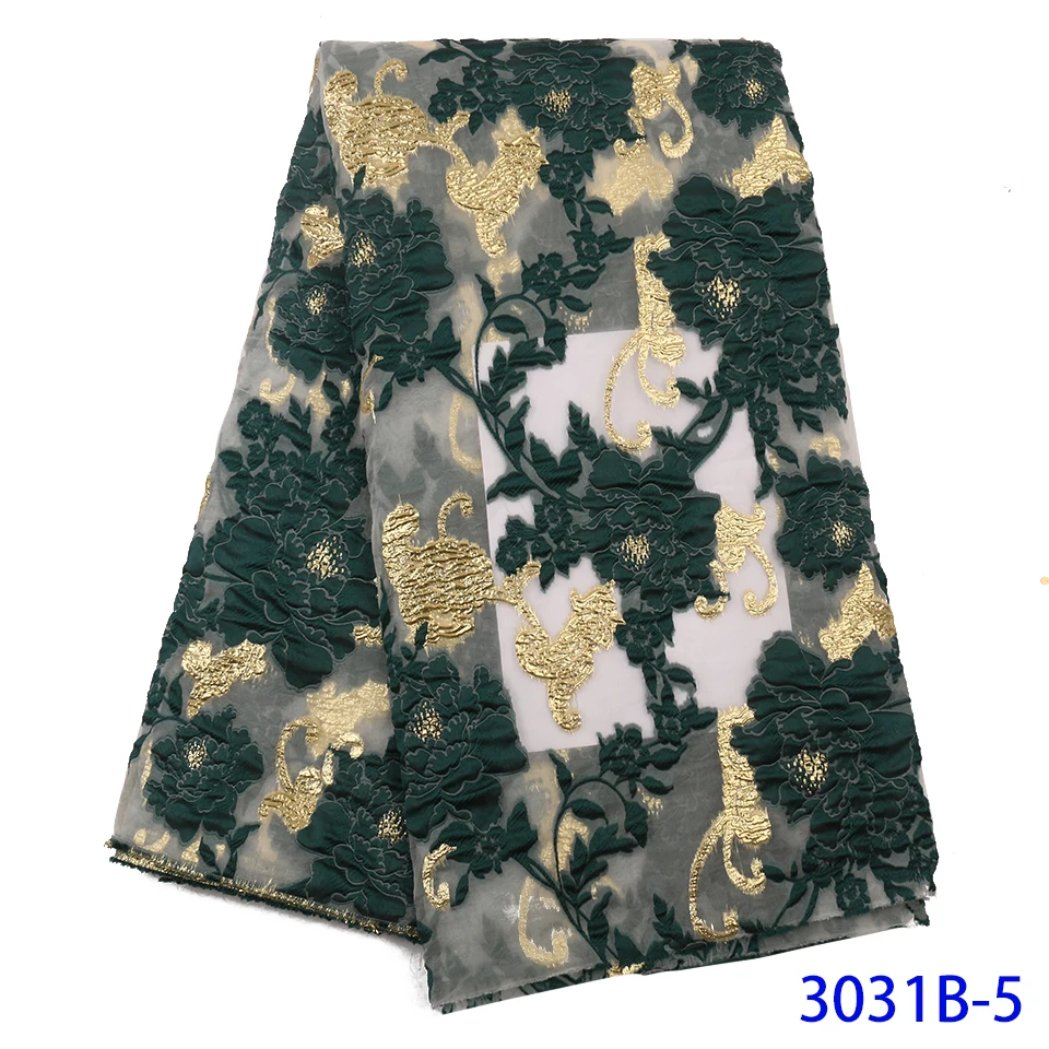 Новейшая французская жаккардовая кружевная ткань Высококачественная из