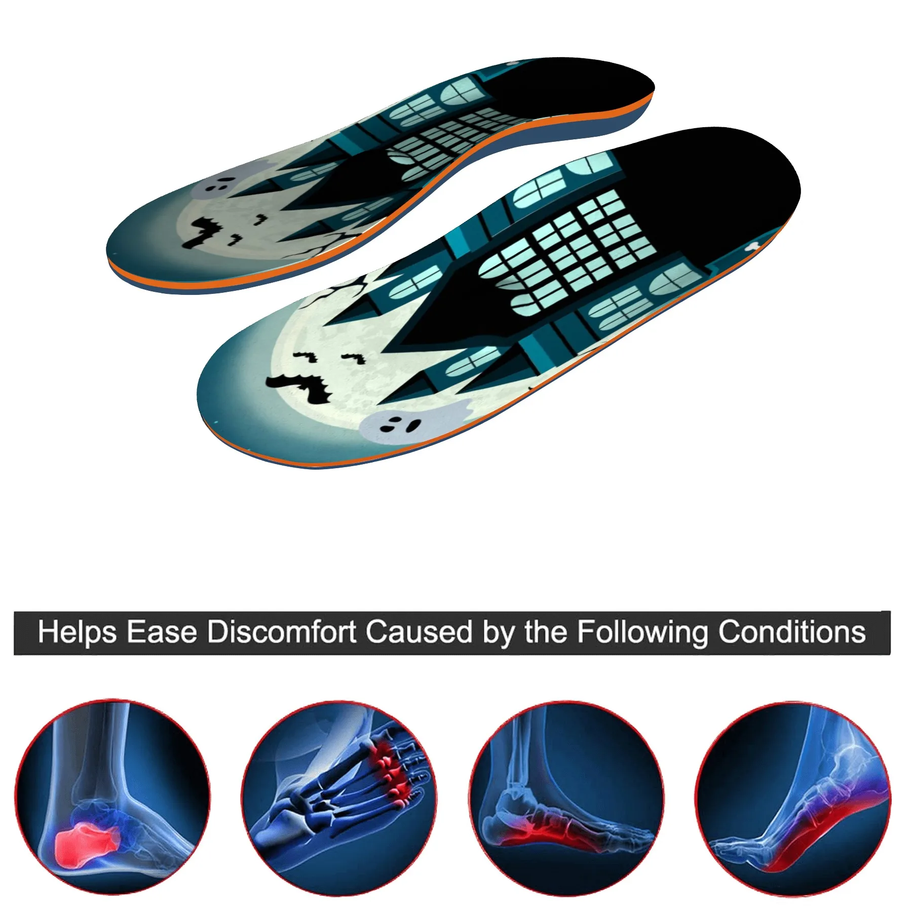 Arch Support Flat Feet Orthopedic Insoles Template Cushion Plantar Fasciitis Heel Pain Orthotics Sole Sneakers Shoes Inserts