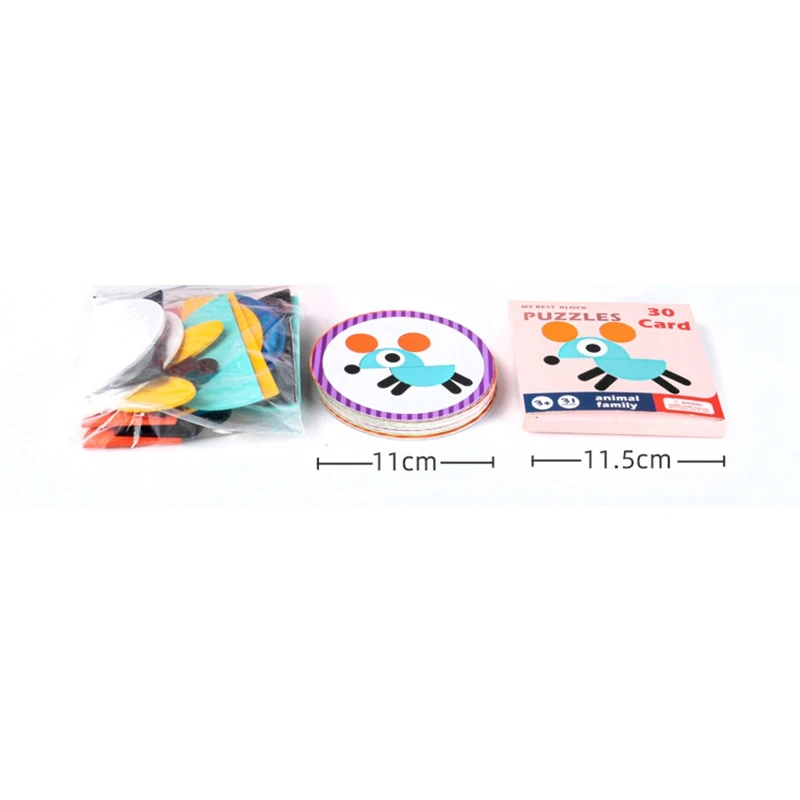 

Animal Wooden Jigsaw Puzzle Board Set Colorful Baby Educational Wooden Toy for Children Learning Development Toys