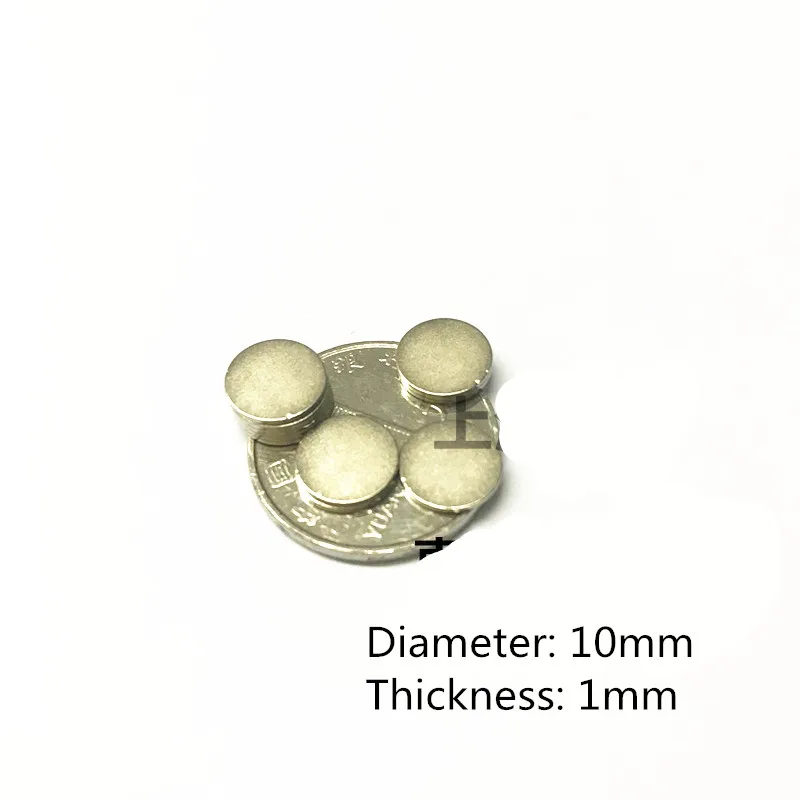 

50/100/200/300/500/1000 PCS 10 x 1 mm Neodymium Disc Super Strong Rare Earth N35 Small Fridge Magnets