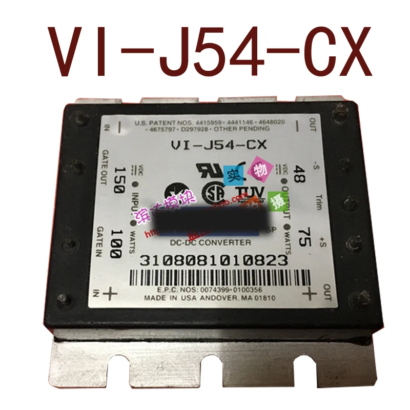 

Original-- VI-J54-CX VI-J54-EX DCinput150V-output48V75W1.6A 1 year warranty ｛Warehouse spot photos｝