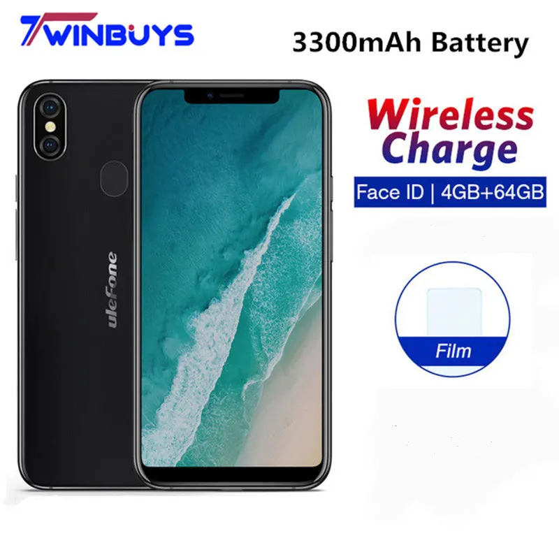 Смартфон Ulefone X Android 8 1 5 85 &quotHD + MT6763 Octa Core 4 Гб 64 Face ID 16 МП Двойная Задняя камера