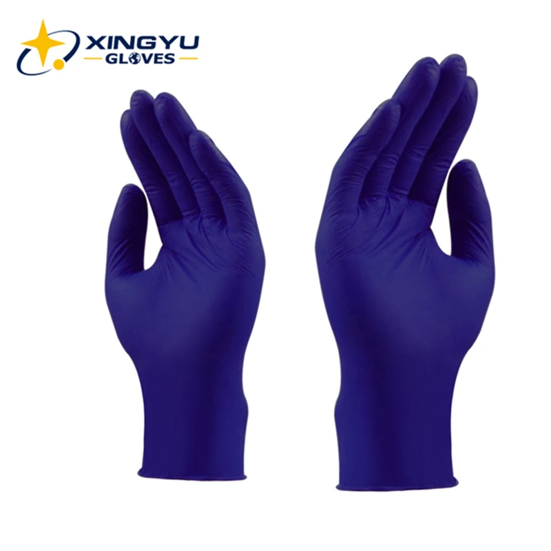 Nitrile Gloves Disposable Powder Free Safety Work Gloves White Purple Black Gloves Working For Kitchen Household Food Grade