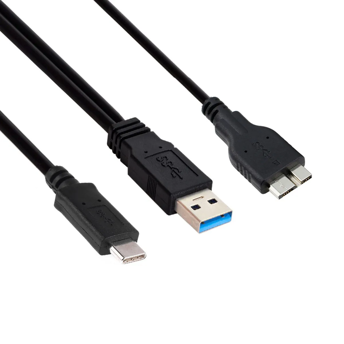 

Combo USB-C USB 3,1 Type-C & USB3.0 Type-A, хост для микро USB 3,0, целевой кабель для передачи данных для диска