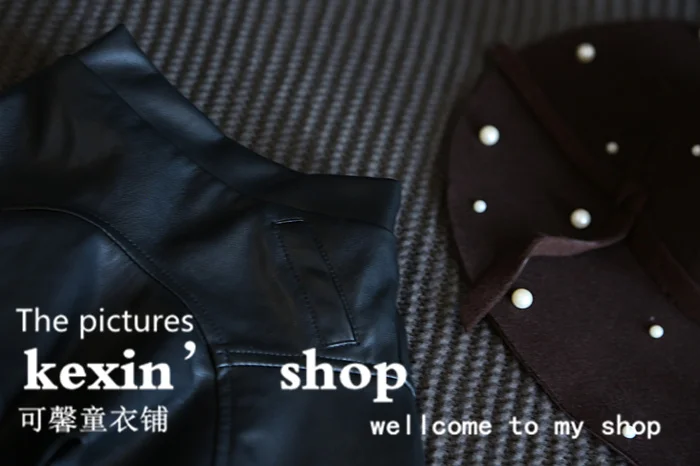 Новая брендовая черная юбка из искусственной кожи для девочек базовая осенне