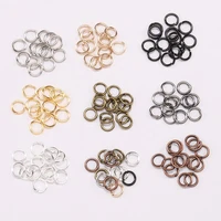 50 200pcslot 3 20mm open jump rings rose gold loops split rings connectors for diy jewelry making findings supplies accessories