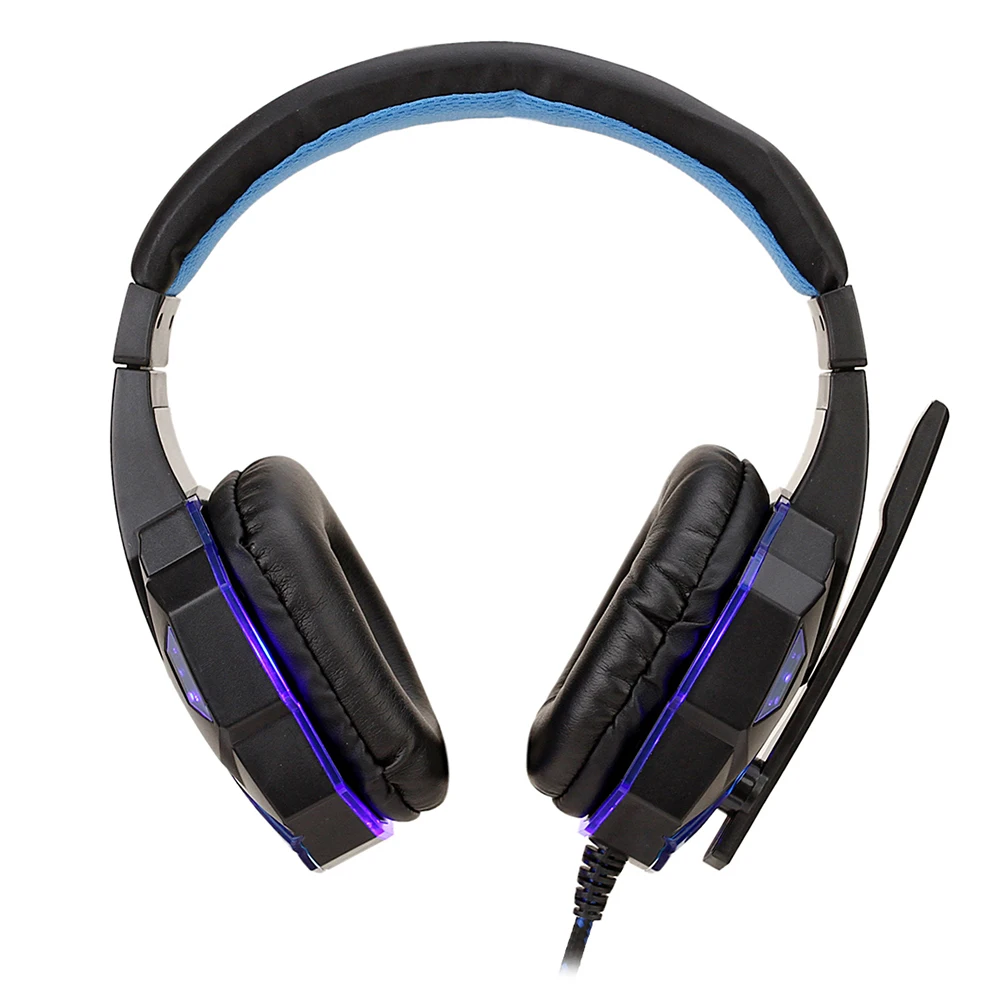 Soyoto SY830MV игровая гарнитура наушники проводные геймерские наушники стерео звуковые гарнитуры с микрофоном светодиодный свет для компьютера PC Gamer