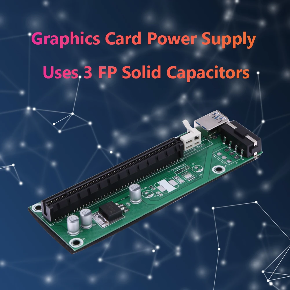 2021 PCI-E удлинитель PCI Express 1X 16X адаптер Простая установка подключаемый устойчивый к