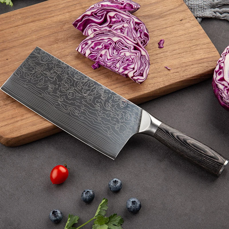 Китайский кухонный нож мясницкий ручной работы измельчитель шеф-повара из