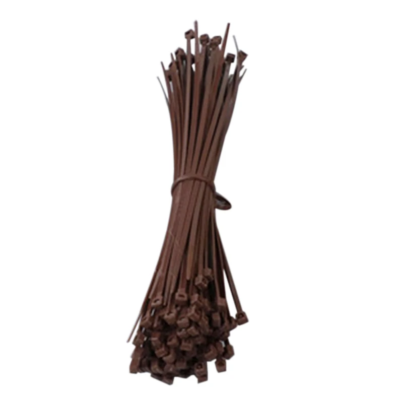 100 шт. нейлоновые кабельные самоблокирующиеся пластиковые стяжки набор застежек