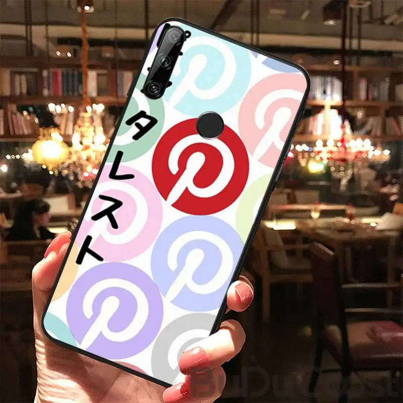 

Pinterest Logo Phone Case For Huawei Y5 Y6 Y7 Y9 Prime 2019 Enjoy 7 8 9 10 Plus