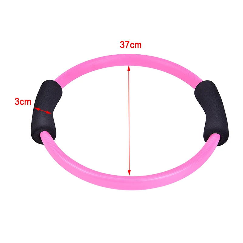 

Pilates Ring Magic Circle Dual Grip Sporting Goods Yoga Ring Exercise Fitness Body Massage Loop Lose Weight Equipment