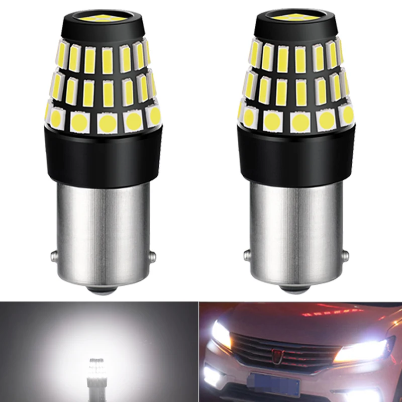 2X 1156 BA15S P21W светодиодный поворотник светильник Реверсивный s Canbus Нет ошибок для Kia