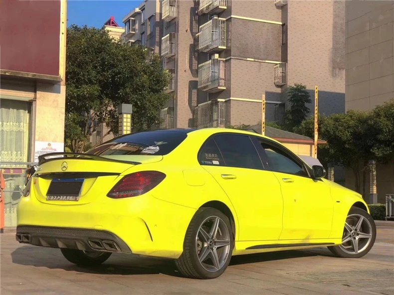 Спойлеры из углеродного волокна для Mercedes Benz C Class W205 C63 C43 C180 C200 C260 C300 2015 2021 спойлер