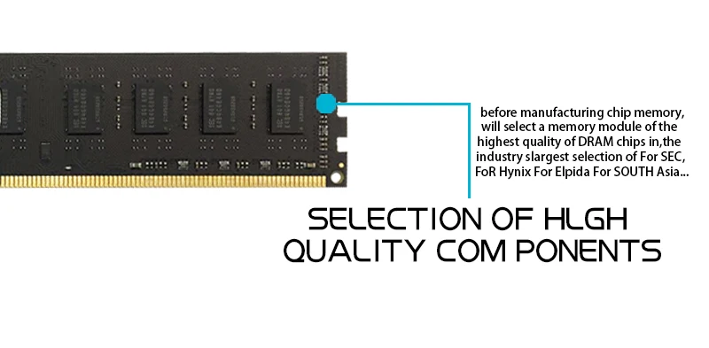 KANMEIQi DDR3 ram 8GB 1333/1600MHz Настольный модуль памяти 240pin 1,5 v Dimm AMD/Intel