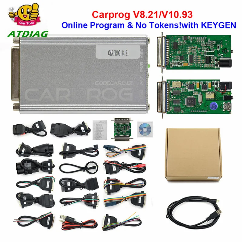 Инструмент для ремонта автомобиля CARPROG V10.05 V10.9 или V8.21 2020 высокое качество онлайн