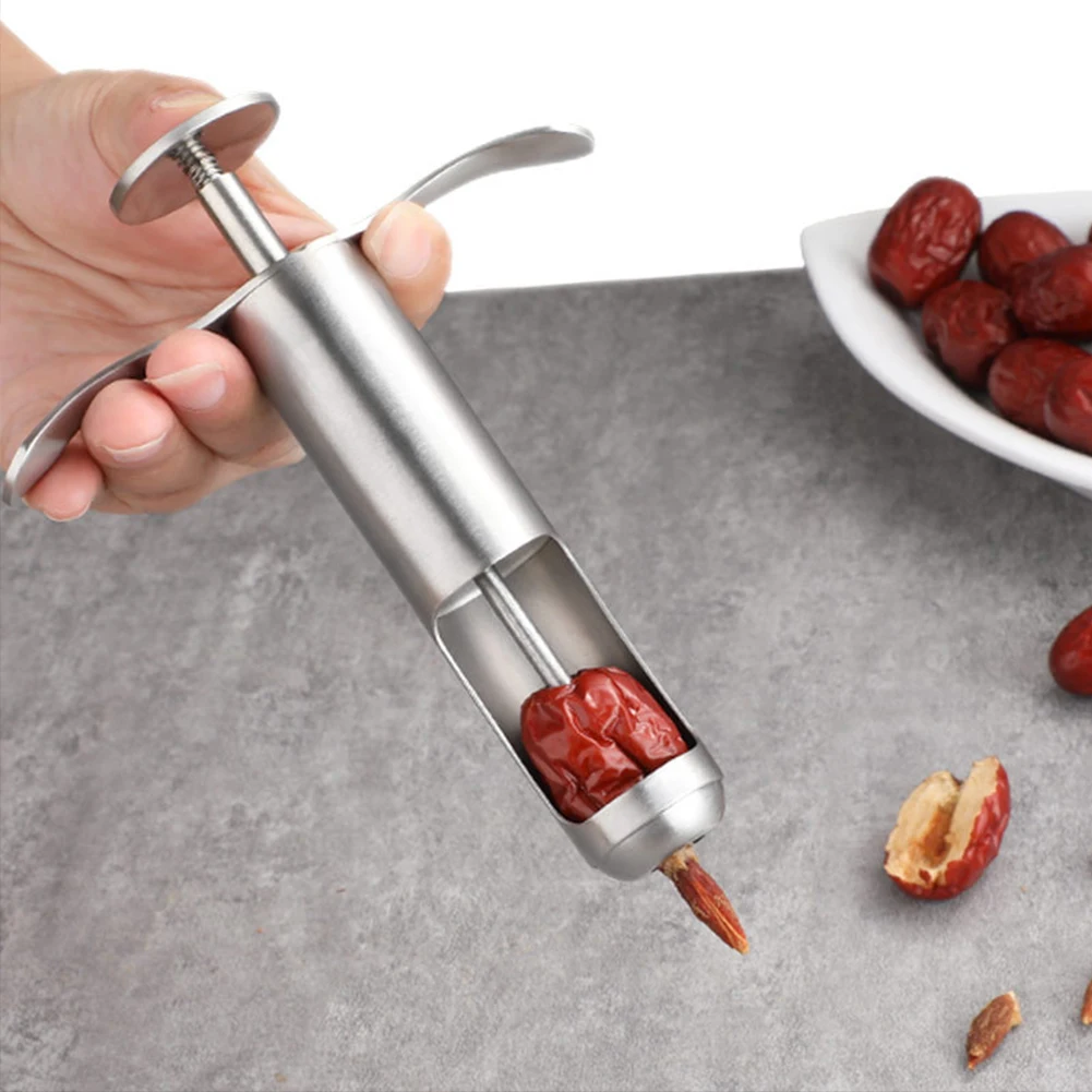 Быстро Jujube ptter Аксессуары Ручной инструмент коронщик кухня пружина держать в комплекте нержавеющая сталь Фрукты Вишня гаджеты для удаления семян