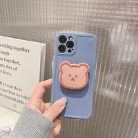 phone case mobile shell for iphone11 xr xs 78se 2020 11pro xs 7p8plus xxs 12 12promax 12mini cute cartoon ins bear holder