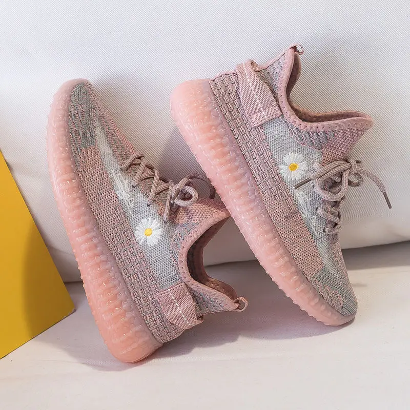 Женские прозрачные кроссовки в европейском стиле повседневная блестящая обувь