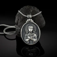 jewelry on the neck virgin mary pendant necklace religious chain necklace christian mens woman chains jewelry accessories