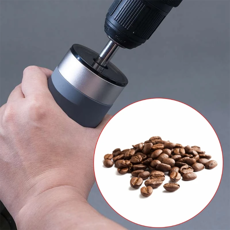 Economici Macinacaffè Manuale Macinacaffè Portatile In Alluminio Per Versare Sopra L'espresso