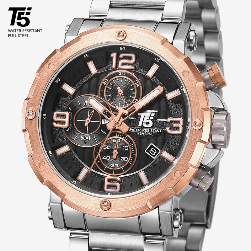 Высококачественный роскошный бренд стальной ремешок мужские дизайнерские