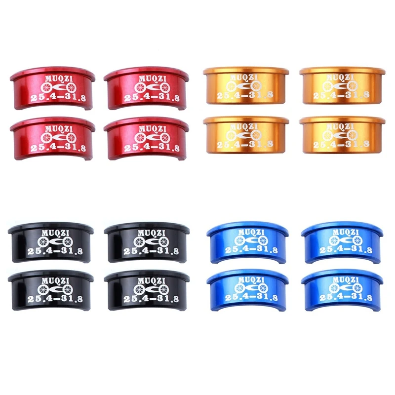 

4PCS Aluminum Alloy Bicycle Handlebar Conversion Sheet Adjust The Transformer Mounting Bicycle