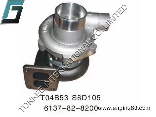 

S6D105 TURBOCHARGER, Engine parts S6D105 turbocharger T04B53 6137-82-8200