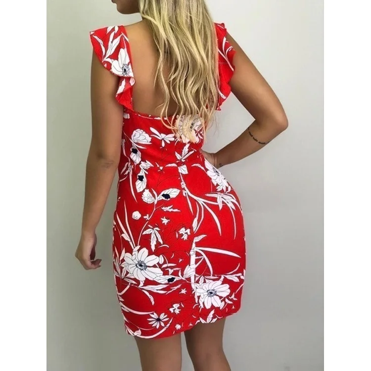 

Dress Red Gothic Plus Size Clothing for Women 2021 Summer Fashion Clothes Womens Formal Dresses New Harajuku Styles L