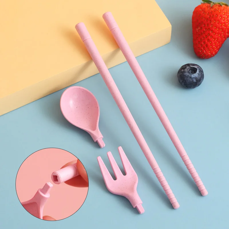 3 слоя с столовыми приборами Bento Box экологичный Ланч бокс новый контейнер для