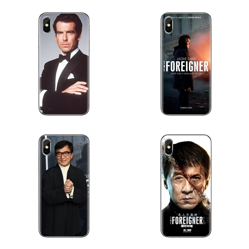 Для htc U11 один M7 M8 A9 M9 M10 E9 Desire 630 530 626 628 816 820 Motorola G G2 G3 Джеки Чан Pierce Броснан мягкий